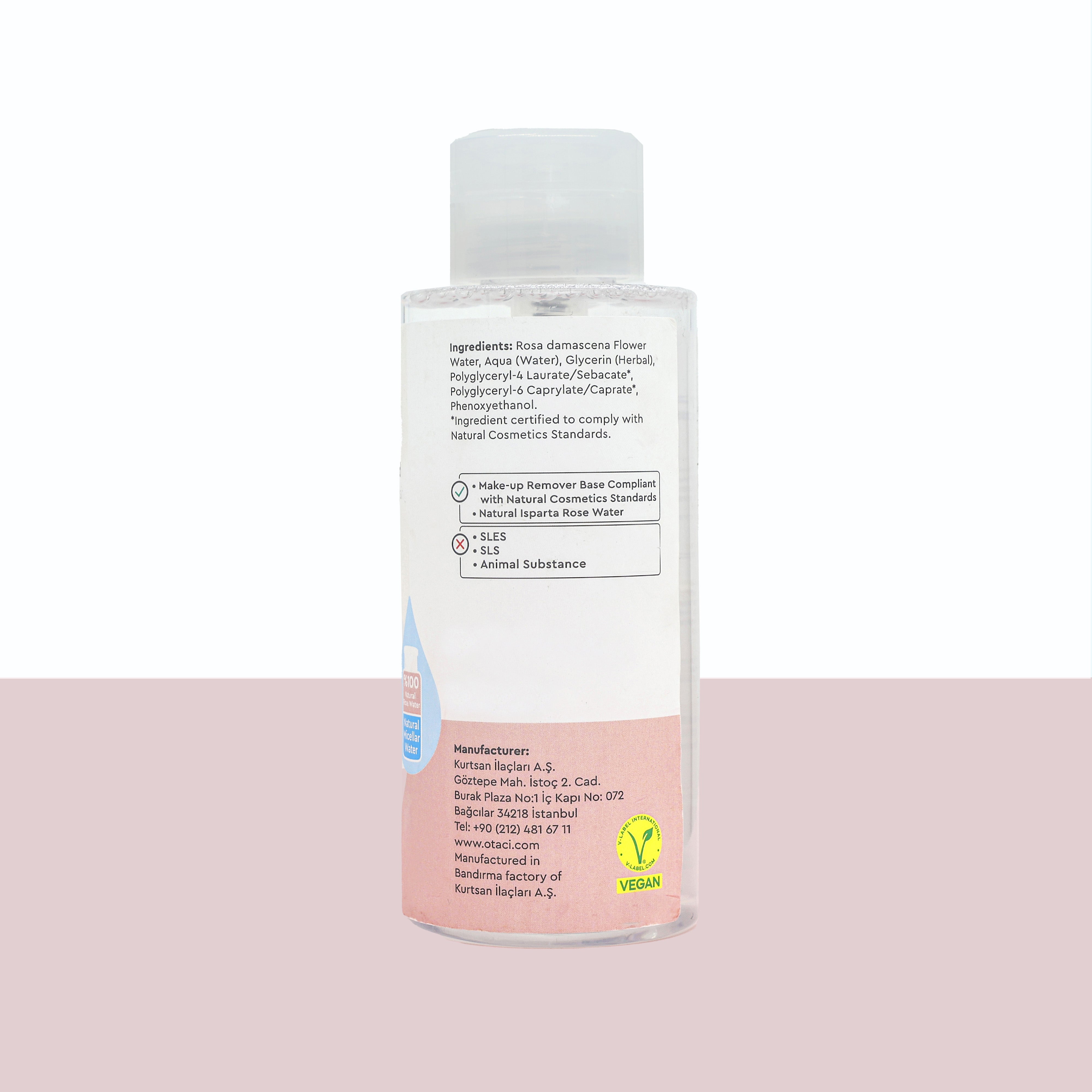 Otaci™ Rose Micellar Water | Natural Makeup Cleansing - 400mL